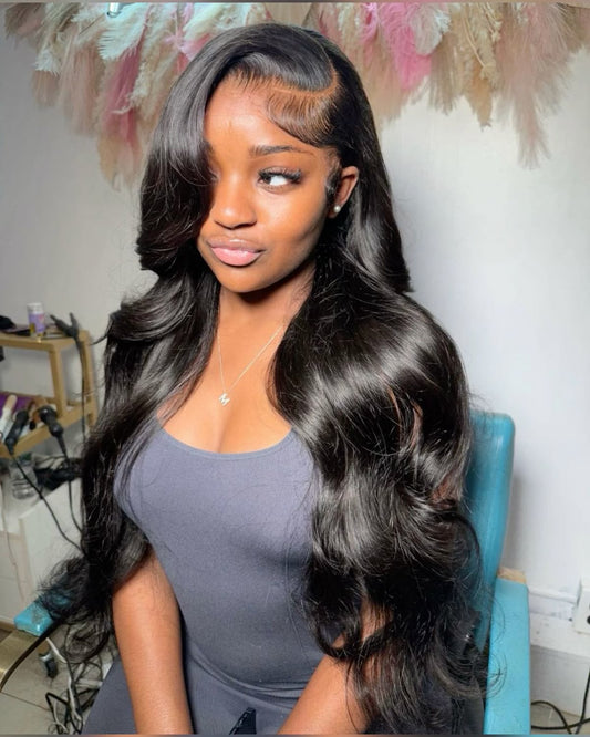 Body wave 13*4HD lace full frontal wig 30 inch