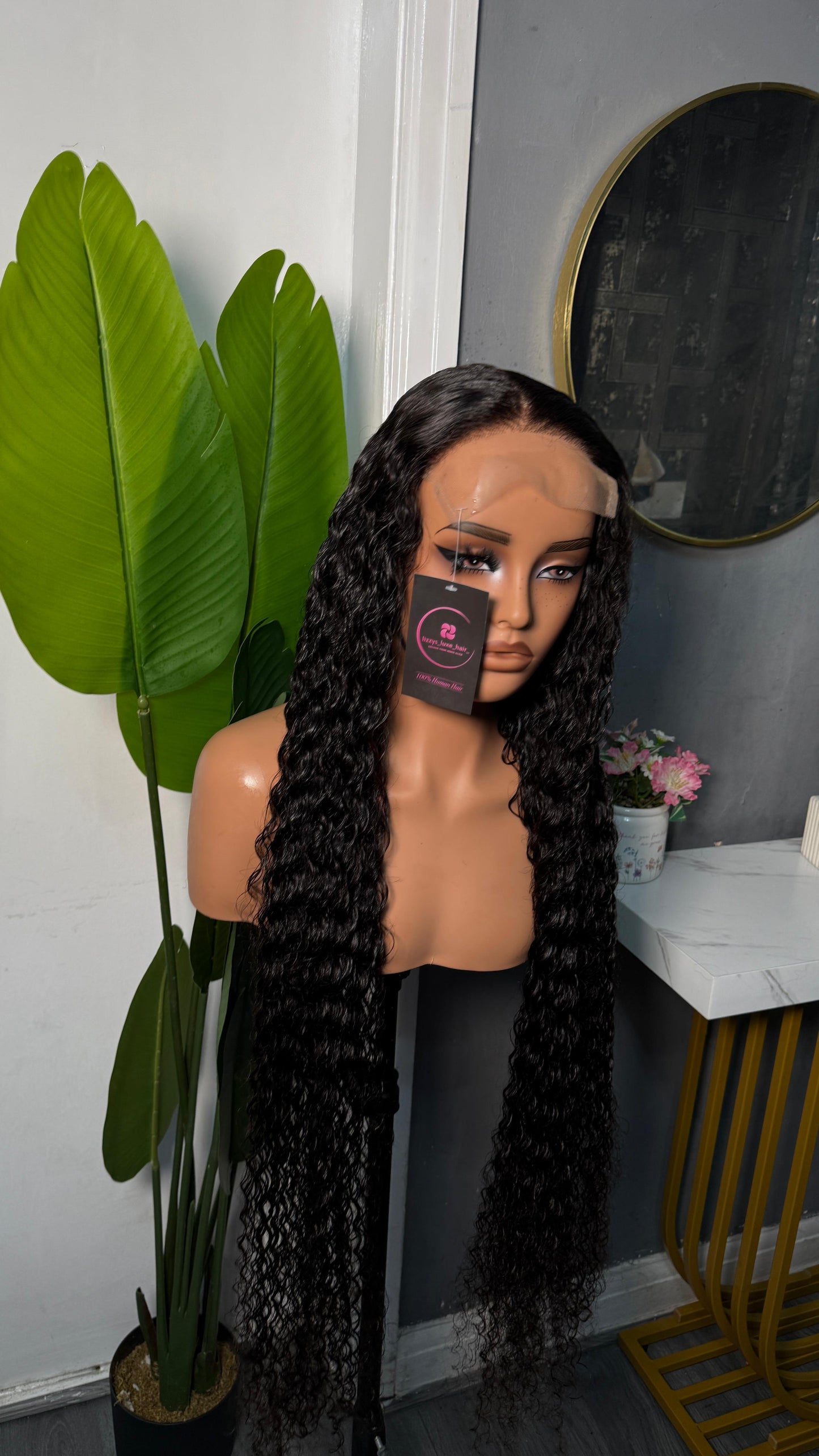 Water Wave Curly Hair Transparent 5x5 Closure Human Hair