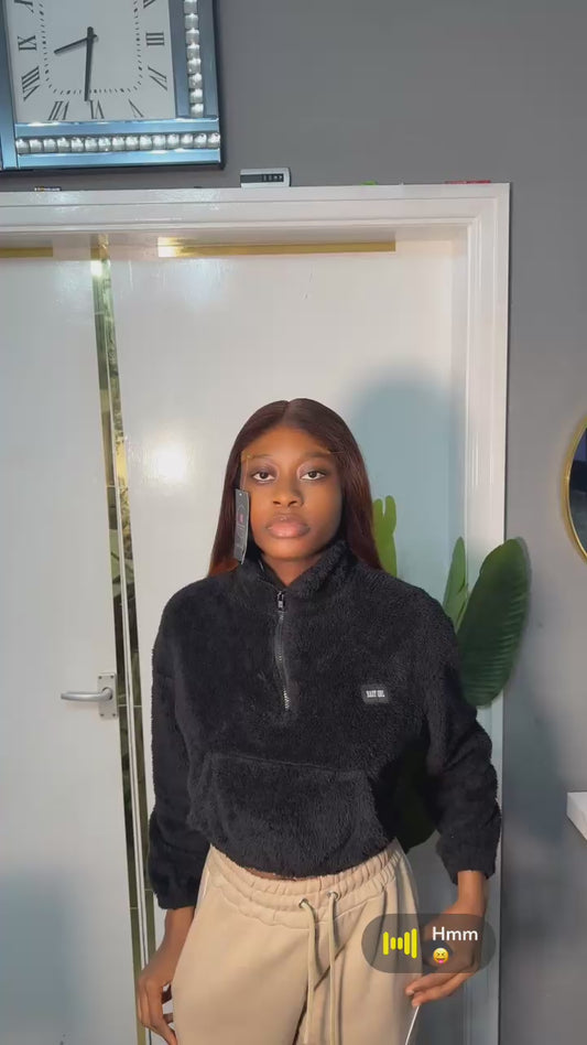 30 inch orange & brown Bone stright